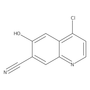 4-Chloro-6-hydroxyquinoline-7-carbonitrile Structure