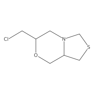 1H,3H-Thiazolo[4,3-c][1,4]oxazine, 6-(chloromethyl)tetrahydro-结构式