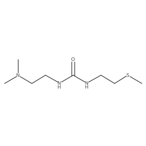 3-[2-(Dimethylamino)ethyl]-1-[2-(methylsulfanyl)ethyl]urea Structure