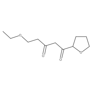 5-Ethoxy-1-(oxolan-2-yl)pentane-1,3-dione Structure