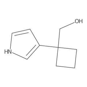 [1-(1H-pyrrol-3-yl)cyclobutyl]methanol Structure