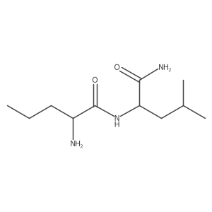 L-norvalyl-L-leucinamide结构式