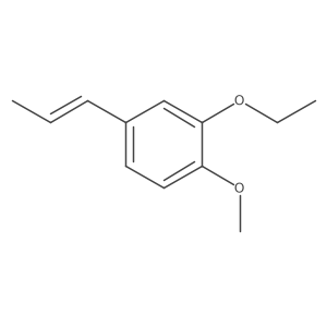 2-Ethoxy-1-methoxy-4-(1-propenyl)benzol结构式