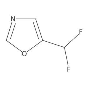 5-(Difluoromethyl)oxazole结构式