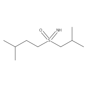 Imino(3-methylbutyl)(2-methylpropyl)-lambda6-sulfanone Structure