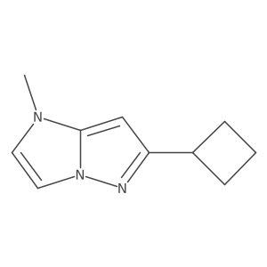 6-cyclobutyl-1-methyl-1H-imidazo[1,2-b]pyrazole Structure