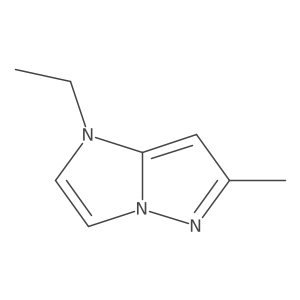 1-ethyl-6-methyl-1H-imidazo[1,2-b]pyrazole结构式