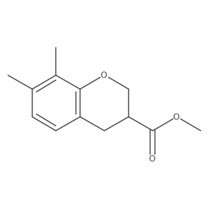 Methyl 7,8-dimethylchromane-3-carboxylate Structure