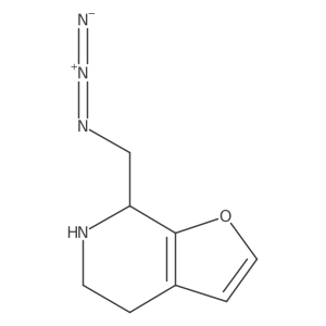 7-(azidomethyl)-4H,5H,6H,7H-furo[2,3-c]pyridine Structure