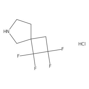 1,1,2,2-Tetrafluoro-6-azaspiro[3.4]octane hydrochloride Structure