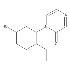 1-(2-Ethyl-5-hydroxycyclohexyl)-1,2-dihydropyrazin-2-one Structure