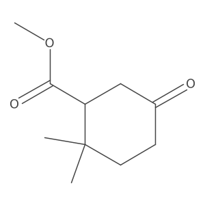Methyl 2,2-dimethyl-5-oxocyclohexane-1-carboxylate Structure