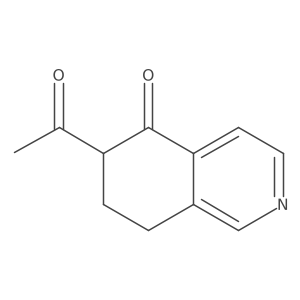 6-Acetyl-5,6,7,8-tetrahydroisoquinolin-5-one Structure