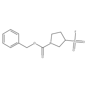 Benzyl 3-(fluorosulfonyl)pyrrolidine-1-carboxylate Structure