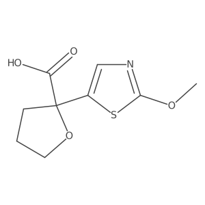 2-(2-Methoxy-1,3-thiazol-5-yl)oxolane-2-carboxylic acid Structure