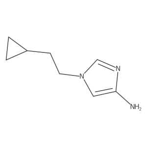 1-(2-cyclopropylethyl)-1H-imidazol-4-amine Structure