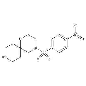 4-(4-Nitrobenzenesulfonyl)-1-oxa-4,9-diazaspiro[5.5]undecane Structure