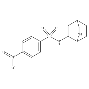 N-{2-azabicyclo[2.2.2]octan-6-yl}-4-nitrobenzene-1-sulfonamide Structure