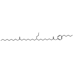 Octyl 8-((2-hydroxyethyl)(8-oxo-8-(4-pentylphenoxy)octyl)amino)octanoate结构式