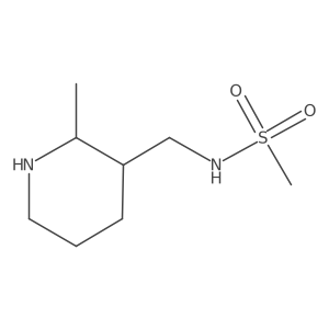 N-[(2-methyl-3-piperidinyl)methyl]methanesulfonamide结构式