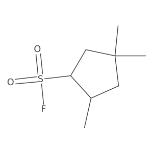 2,4,4-Trimethylcyclopentane-1-sulfonyl fluoride Structure
