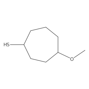 4-Methoxycycloheptane-1-thiol结构式
