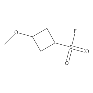 3-Methoxycyclobutane-1-sulfonyl fluoride结构式
