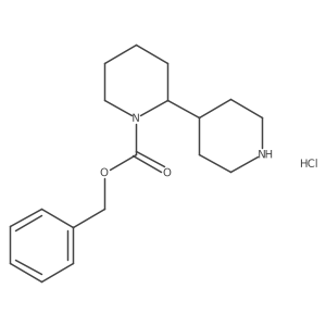 Benzyl [2,4'-Bipiperidine]-1-Carboxylate Hydrochloride结构式