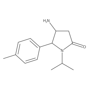 4-Amino-5-(4-methylphenyl)-1-(propan-2-yl)pyrrolidin-2-one Structure
