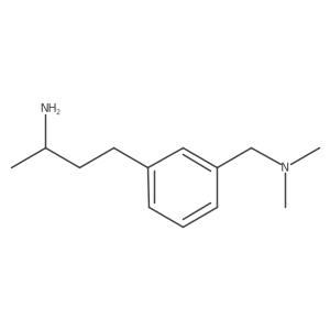 (2R)-4-{3-[(dimethylamino)methyl]phenyl}butan-2-amine结构式