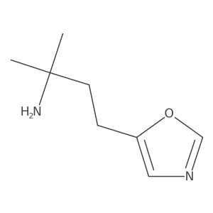 2-Methyl-4-(1,3-oxazol-5-yl)butan-2-amine Structure