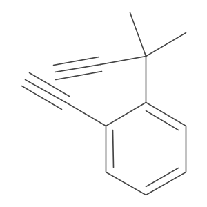 1-Ethynyl-2-(2-methylbut-3-yn-2-yl)benzene结构式