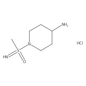 1-(S-Methylsulfonimidoyl)piperidin-4-amine hydrochloride Structure