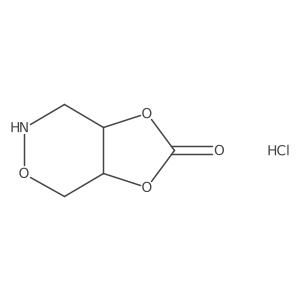 (3As,7aR)-4,6,7,7a-tetrahydro-3aH-[1,3]dioxolo[4,5-d]oxazin-2-one;hydrochloride Structure