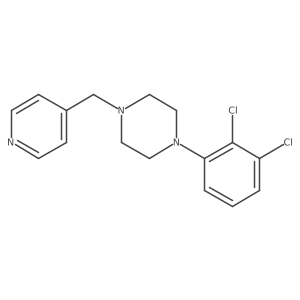 1-(2,3-Dichlorophenyl)-4-[(pyridin-4-yl)methyl]piperazine结构式