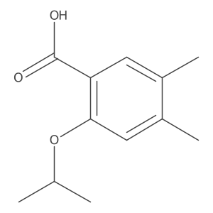 2-Isopropoxy-4,5-dimethylbenzoic acid Structure