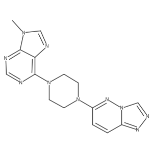 9-methyl-6-(4-{[1,2,4]triazolo[4,3-b]pyridazin-6-yl}piperazin-1-yl)-9H-purine Structure