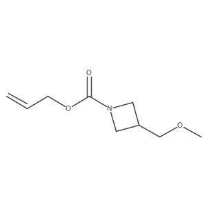 Prop-2-en-1-yl 3-(methoxymethyl)azetidine-1-carboxylate Structure