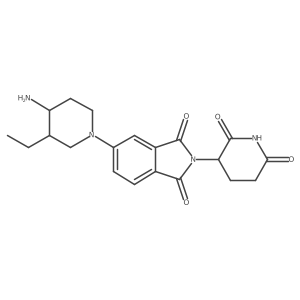 5-(4-amino-3-ethylpiperidin-1-yl)-2-(2,6-dioxopiperidin-3-yl)-2,3-dihydro-1H-isoindole-1,3-dione Structure