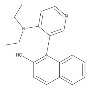 1-[4-(Diethylamino)-3-pyridinyl]-2-naphthalenol Structure