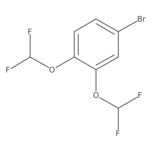4-Bromo-1,2-bis(difluoromethoxy)benzene结构式