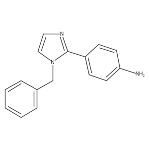4-(1-Benzyl-1H-imidazol-2-YL)aniline Structure