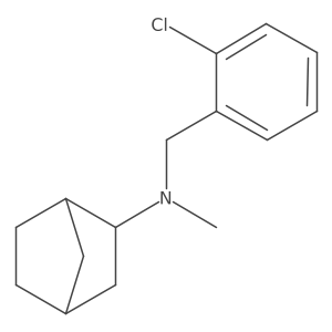 N-[(2-Chlorophenyl)methyl]-N-methylbicyclo[2.2.1]heptan-2-amine结构式