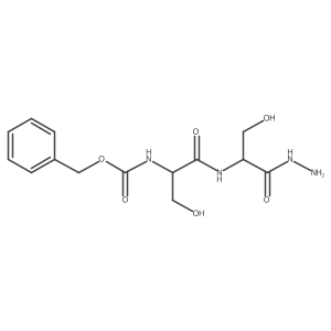 Serine, N-(N-carboxyseryl)-, N-benzyl ester, hydrazide结构式