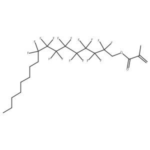 C=C(C)C(=O)OCC(F)(F)C(F)(F)C(F)(F)C(F)(F)C(F)(F)C(F)(F)C(F)(F)C(F)(F)CCCCCCCC结构式