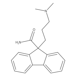 9-[3-(Dimethylamino)propyl]-9H-fluorene-9-carboxamide Structure