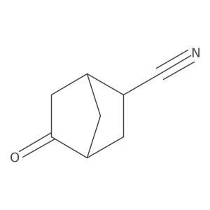 5-Oxobicyclo[2.2.1]heptane-2-carbonitrile结构式