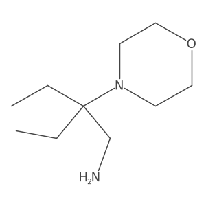 4-[3-(Aminomethyl)pentan-3-yl]morpholine结构式