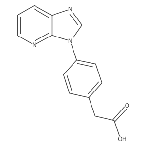 (4-Imidazo[4,5-b]pyridin-3-yl-phenyl)-acetic acid结构式