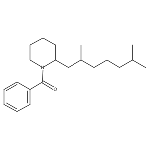 {(2R)-2-[(2R)-2,6-Dimethylheptyl]piperidin-1-yl}(phenyl)methanone Structure